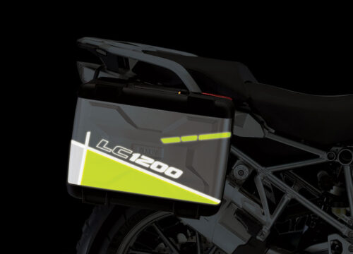 BMW Vario Side Panniers Vector Yellow Reflective Stickers