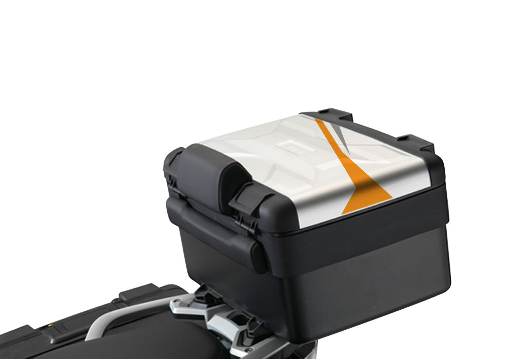 BSTI 2310 Vario TopBox BMW R1200GS LC Alive Stickers Kit Orange Grey 1