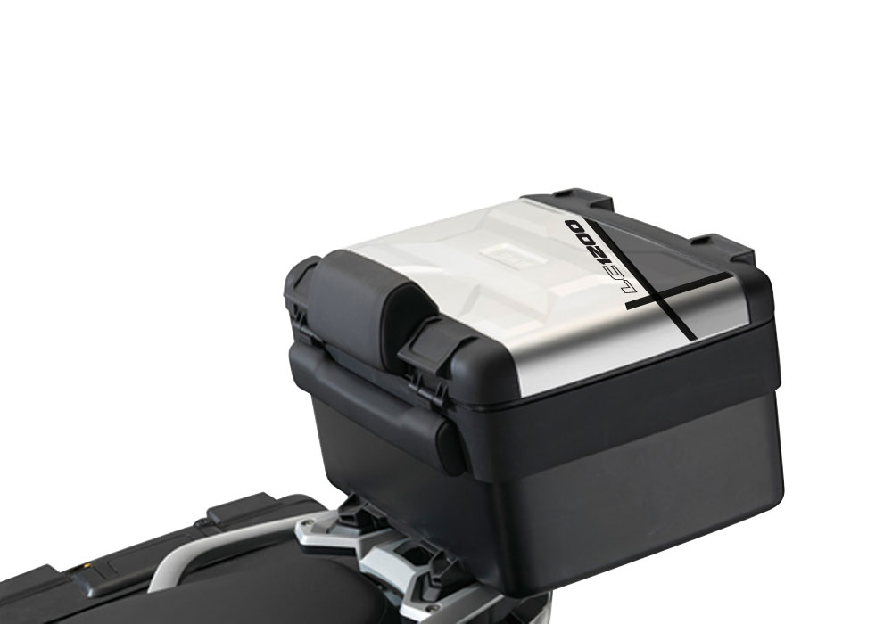 BSTI 2328 Vario Top Box BMW R1200GS LC Vector Grey Stickers Kit 1