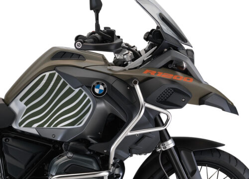 BMW R1200GS LC Adventure Olive Matte Zebra Side Tank Stickers