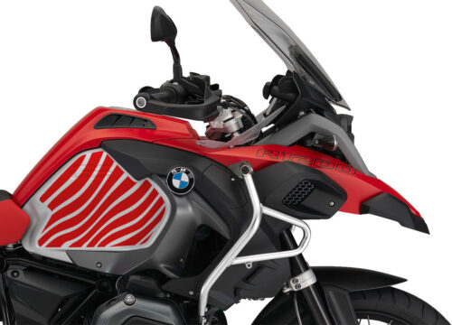BMW R1200GS LC Adventure Racing Red Zebra Side Tank Stickers