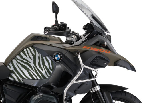 BMW R1200GS LC Adventure Olive Matte Zebra Side Tank