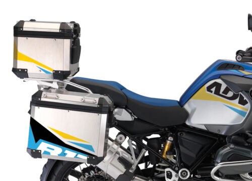 BSTI 2266 BMW R1200GS Adventure Alluminium Top Box Alive Yellow Light Blue 02 1