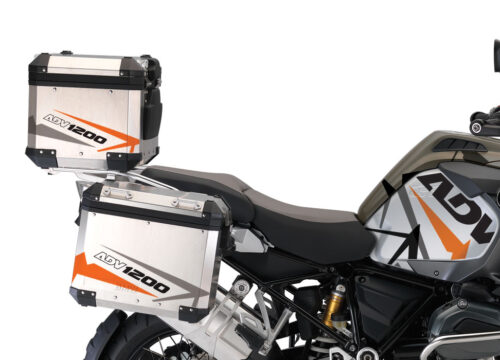 BSTI 2275 BMW R1200GS Adventure Alluminium Top Box Spike Orange Grey 02 1
