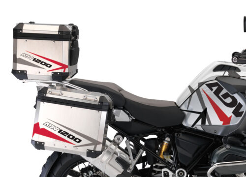 BSTI 2276 BMW R1200GS Adventure Alluminium Top Box Spike Red Grey 02 1
