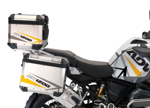 BSTI 2277 BMW R1200GS Adventure Alluminium Top Box Spike Yellow Grey 02 1