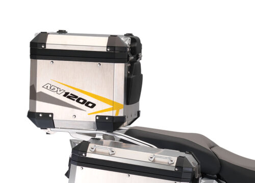 BSTI 2277 BMW R1200GS Adventure Alluminium Top Box Spike Yellow Grey 03 1