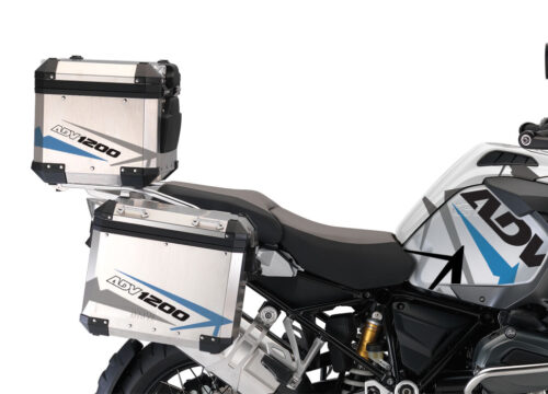BSTI 2278 BMW R1200GS Adventure Alluminium Top Box Spike Blue Metallic Grey 02 1