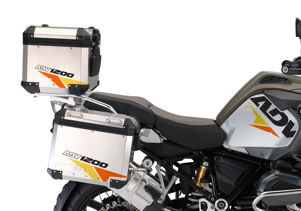 BSTI 2287 BMW R1200GS Adventure Alluminium Top Box Velos Orange Yellow 02 1