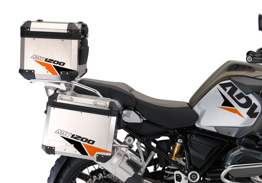 BSTI 2288 BMW R1200GS Adventure Alluminium Top Box Velos Orange Black 02 1