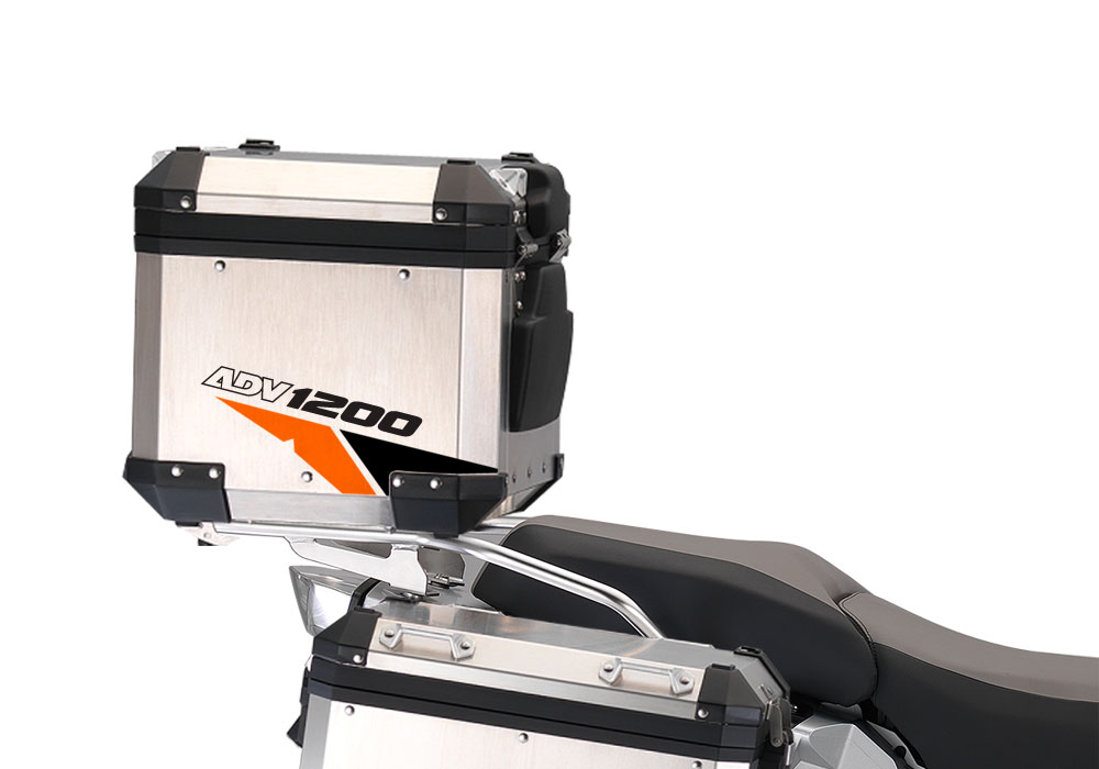 BSTI 2288 BMW R1200GS Adventure Alluminium Top Box Velos Orange Black 03 1
