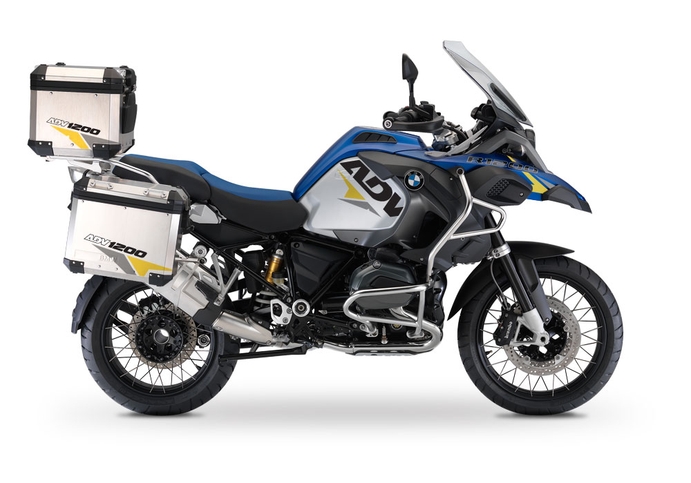BSTI 2289 BMW R1200GS Adventure Alluminium Top Box Velos Yellow Grey 01 1