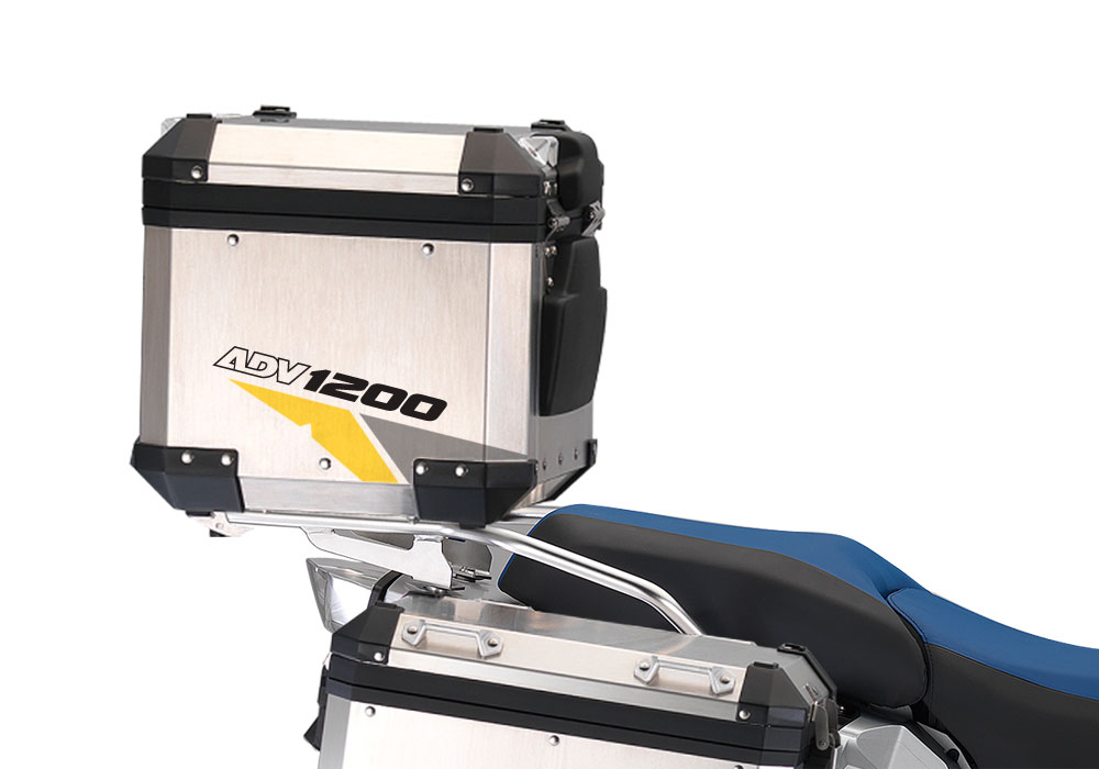 BSTI 2289 BMW R1200GS Adventure Alluminium Top Box Velos Yellow Grey 03 1