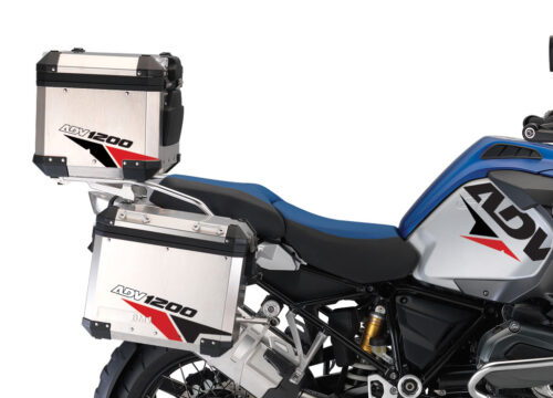 BSTI 2291 BMW R1200GS Adventure Alluminium Top Box Velos Red Black 02 1