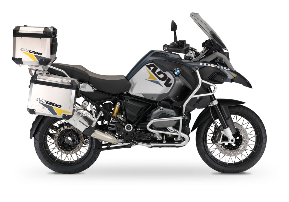 BSTI 2292 BMW R1200GS Adventure Alluminium Top Box Velos Dark Blue Yellow 01 1