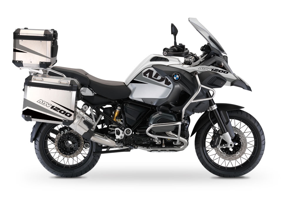 BSTI 2295 BMW R1200GS Adventure Alluminium Top Box Vivo Black Grey 01 1