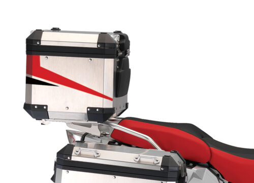 BSTI 2299 BMW R1200GS Adventure Alluminium Top Box Vivo Red Black 03 1