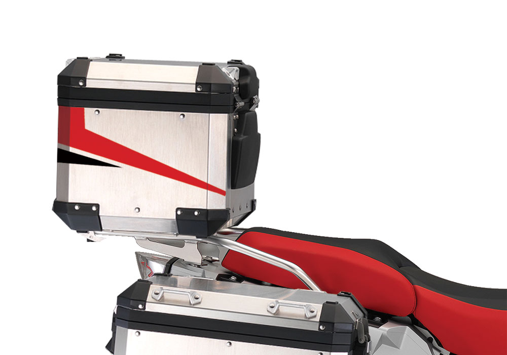 BSTI 2299 BMW R1200GS Adventure Alluminium Top Box Vivo Red Black 03 1