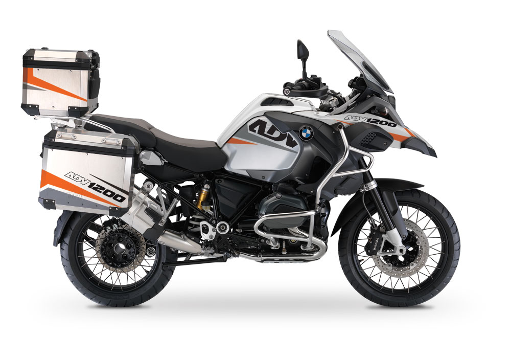 BSTI 2302 BMW R1200GS Adventure Alluminium Top Box Vivo Orange Grey 01 1
