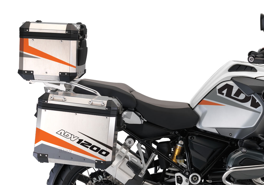 BSTI 2302 BMW R1200GS Adventure Alluminium Top Box Vivo Orange Grey 02 1