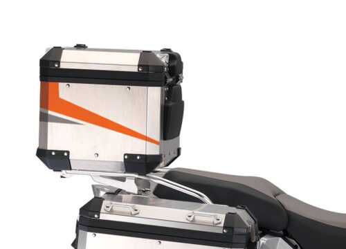 BSTI 2302 BMW R1200GS Adventure Alluminium Top Box Vivo Orange Grey 03 1