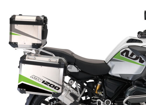 BSTI 2304 BMW R1200GS Adventure Alluminium Top Box Vivo Toxic Green Grey 02 1