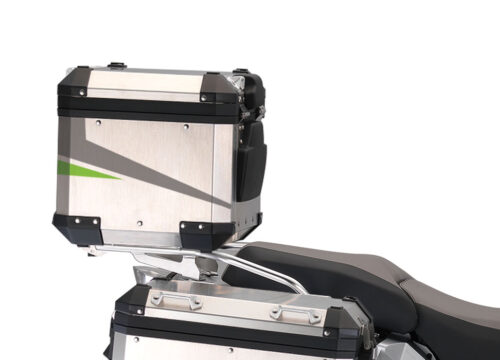 BSTI 2304 BMW R1200GS Adventure Alluminium Top Box Vivo Toxic Green Grey 03 1