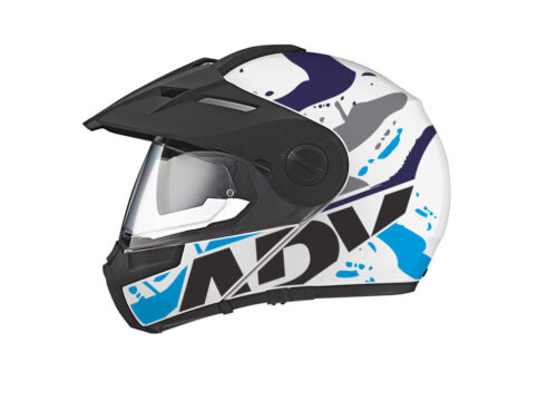 Schuberth E1 Helmet (White) Safari Series Blue Variations