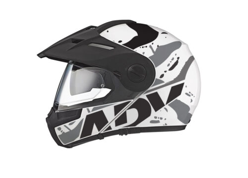 Schuberth E1 Helmet (White) Safari Series Black/ Grey