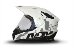 MT Synchrony Duo Sport Helmet (White) Safari Series Black/ Grey