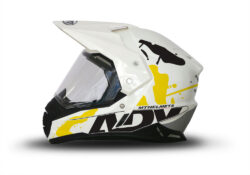 MT Synchrony Duo Sport Helmet (White) Safari Series Yellow/ Black