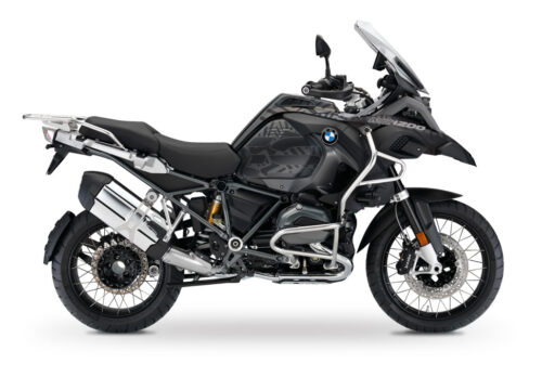 BMW R1200GS LC Adventure Triple Black Massai Stickers Kit