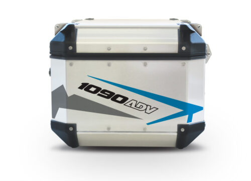 Givi Trekker Outback Top Box Spike Blue & Grey Stickers Kit