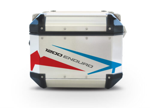 Givi Trekker Outback Top Box Spike Blue & Red Stickers Kit