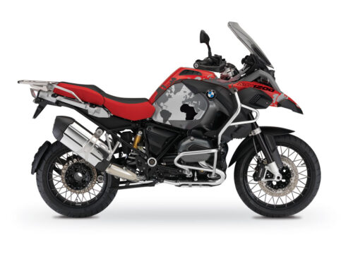 BMW R1200GS LC Adventure Racing Red The Globe Grey Variations Stickers Kit