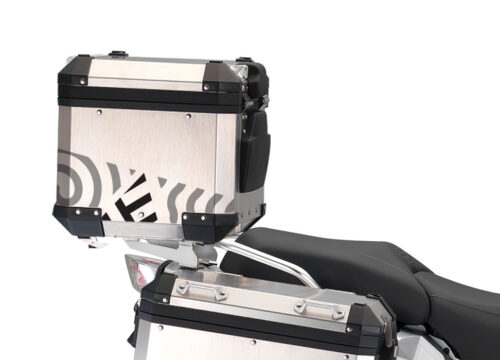 BMW Aluminum Top Box Four Elements Black &  Grey Stickers Kit