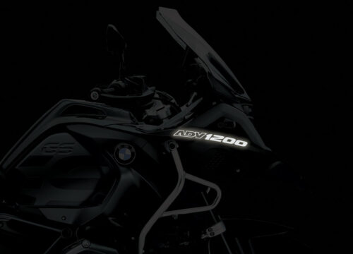 BMW R1200GS LC Adventure Triple Black Reflective Fender Sticker