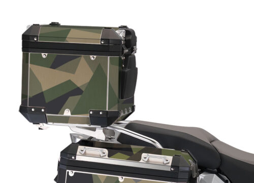 BMW Aluminum Top Box M90 Full wrap Green Camo Stickers Kit