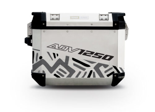 GISTI 2558 Givi Side Panniers Alluminium Trekker Outback 48 lt 37lt Massai Grey Variations Stickers Kit ADV1250