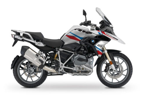 BMW R1200GS LC 2017+ Light White Stingray Series Red & Blue Stickers Kit