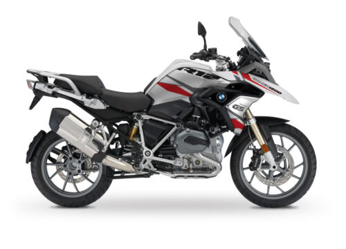 BMW R1200GS LC 2017+ Light White Stingray Series Red & Black Stickers Kit