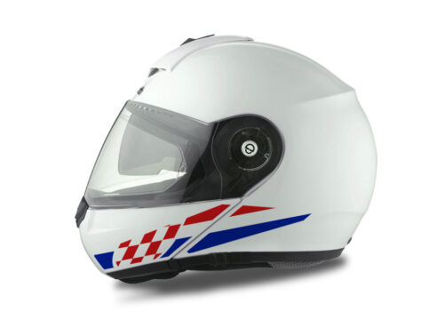 Schuberth C3 Pro Helmet (White) The Flag Series Croatia sticker