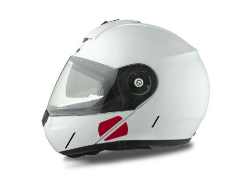 Schuberth C3 Pro Helmet (White) The Flag Series Japan sticker