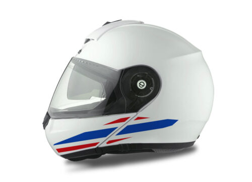 Schuberth C3 Pro Helmet (White) The Flag Series Thailand sticker