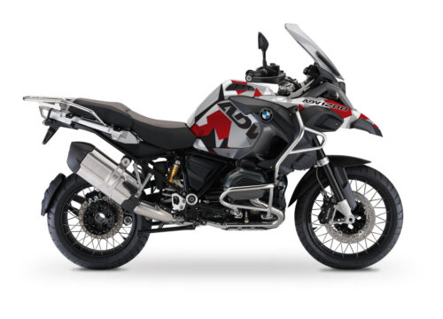 BMW R1200GS LC Adventure Alpine White M90 Red Camo