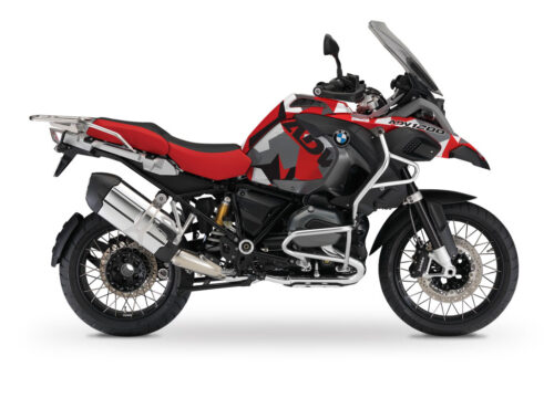 BMW R1200GS LC Adventure Racing Red M90 Red Camo