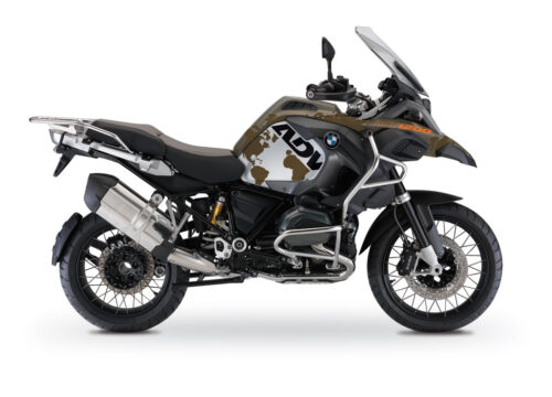 BMW R1200GS LC Adventure Olive Matte The Globe Brown Stickers Kit