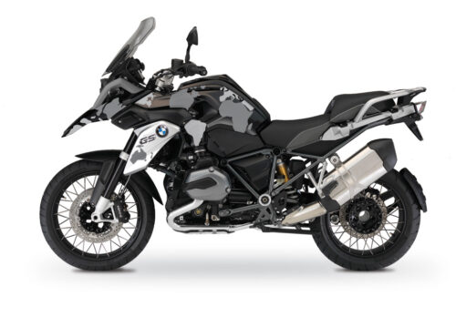 BKIT 2759 BMW R1200GS LC Triple Black The Globe Grey Stickers Kit 03