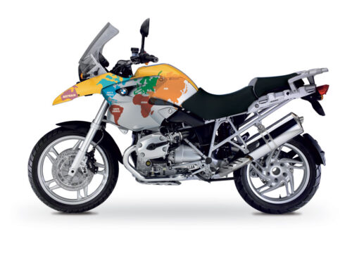 BMW R1200GS 2004-2007 Desert Yellow The Globe Stickers Kit