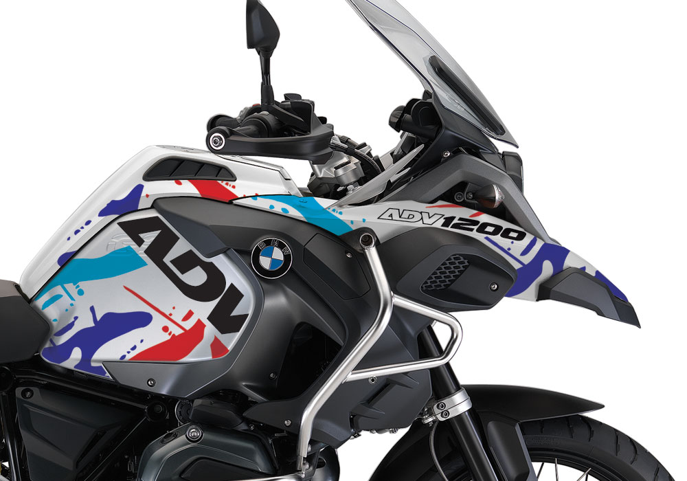 BMW R1200GS LC Adventure Alpine White Safari M Sport Stickers Kit - Image 2